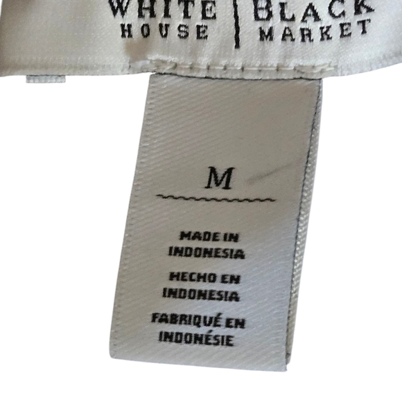 White House Black Market Black and Red Patterned Maxi Dress - Picture 9 of 9